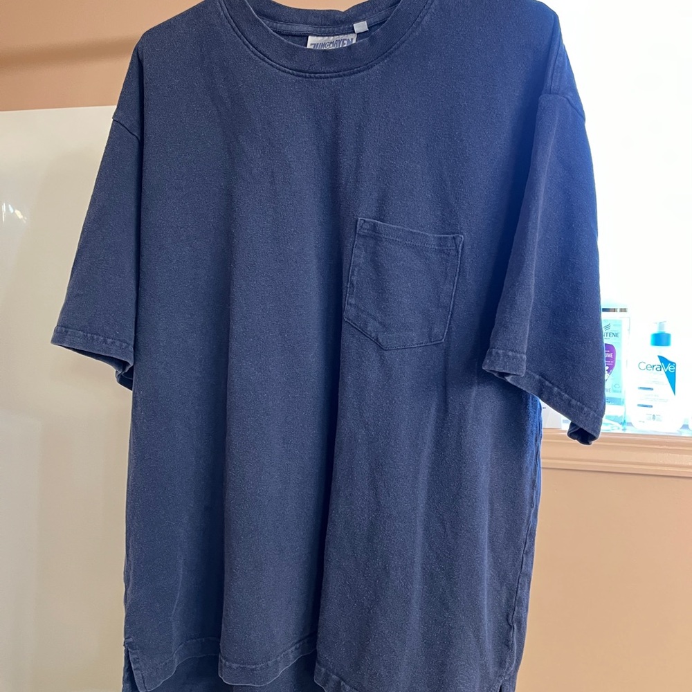 Unisex Jungmaven Navy Big Tee Hemp Blend “Size 1”